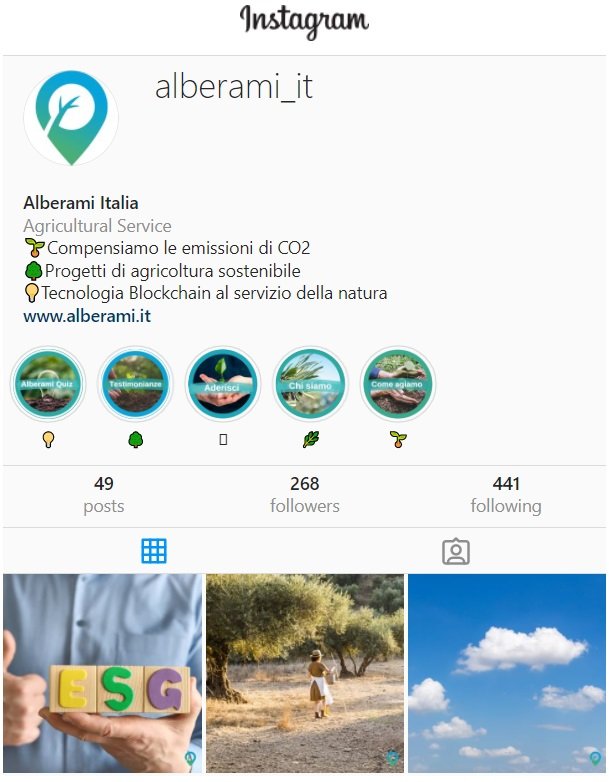 Alberami su Instagram