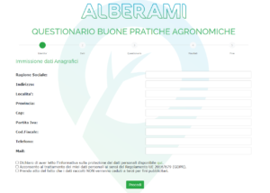 Questionario Buone Pratiche Agronomiche Alberami